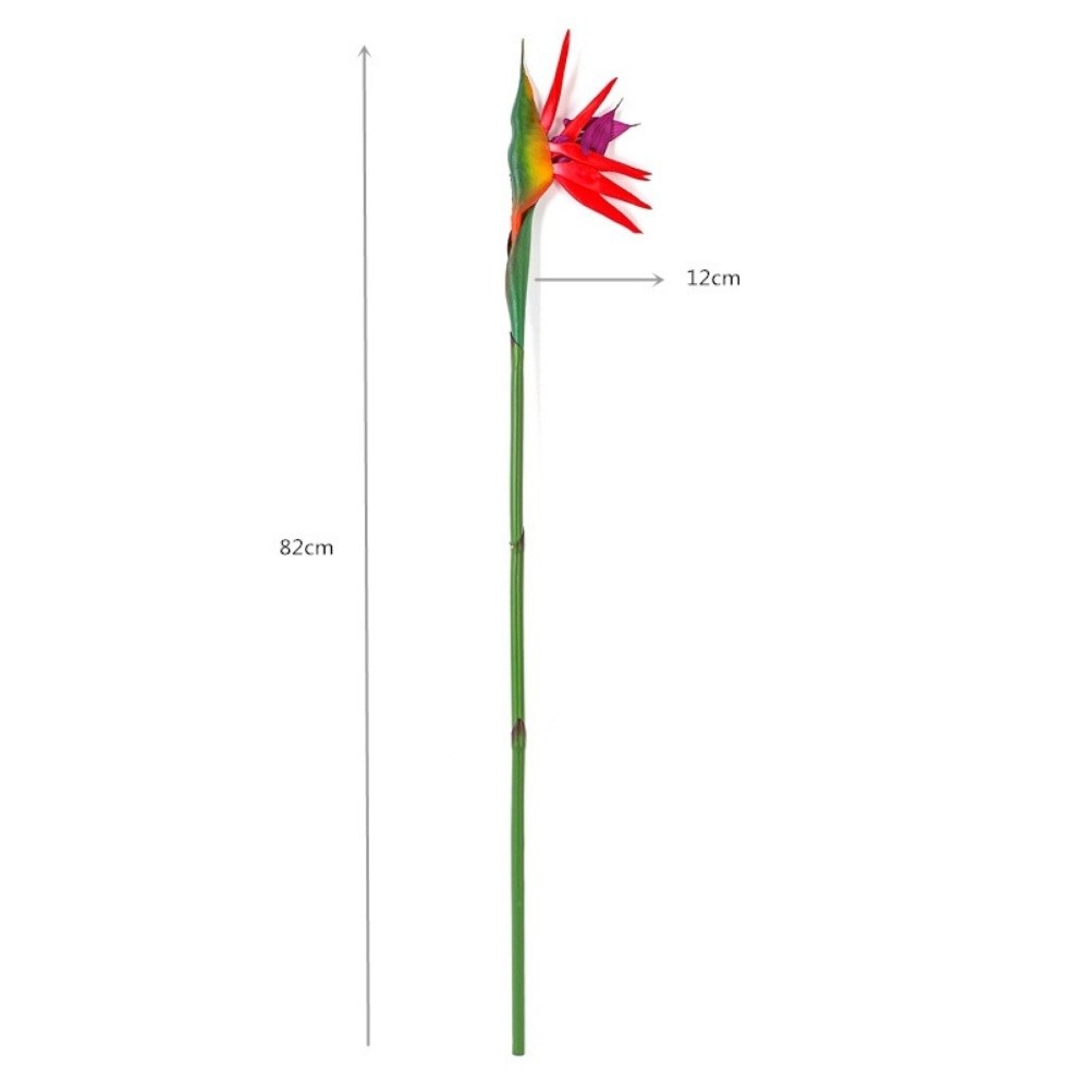 Bird Paradise Strelitzia - Neue künstliche Strelitzienblumen mit langem Stiel,