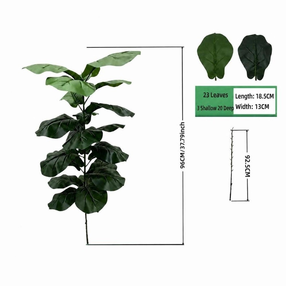 Ficus Lyrata Tree - 9/15/23 Künstliche Ficus Lyrata Blätter, große