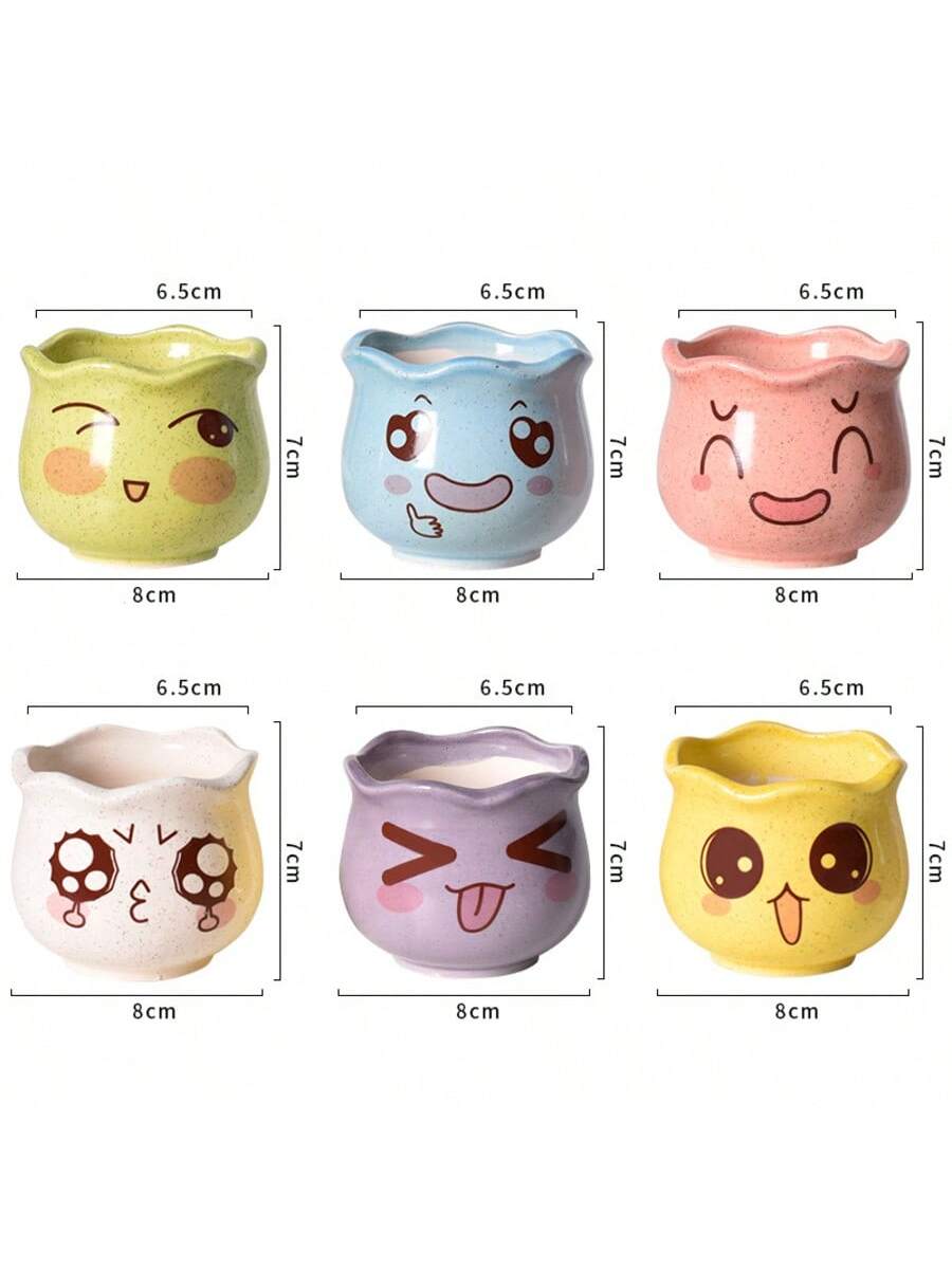 6 Stück/Set Cartoon Niedliche  – Echeveria Succulent Bewertung und Preis