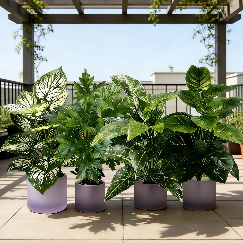 4-teiliges Set Künstliche Pfla – Monstera Adansonii Bewertung und Preis