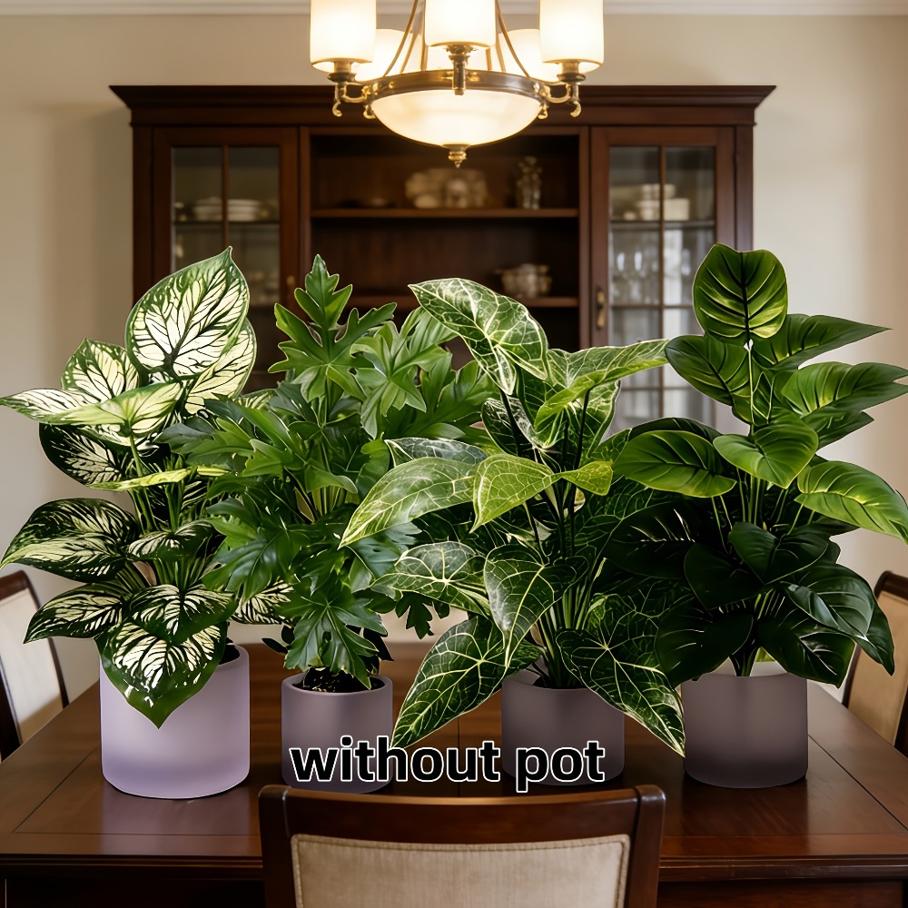 4-teiliges Set Künstliche Pfla – Monstera Adansonii Bewertung und Preis