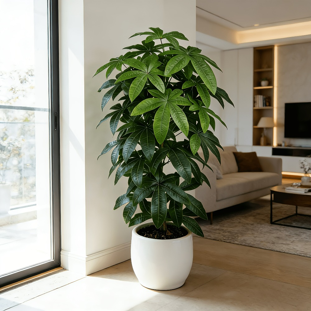 Ein künstlicher Geldbaum (Pach – Monstera Adansonii Bewertung und Preis
